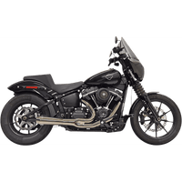 BASSANI XHAUST 2:1 Exhaust Black Chrome 1S72M