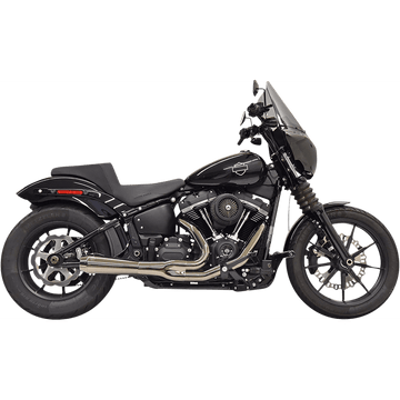 BASSANI XHAUST 2:1 Exhaust Black Chrome 1S72M