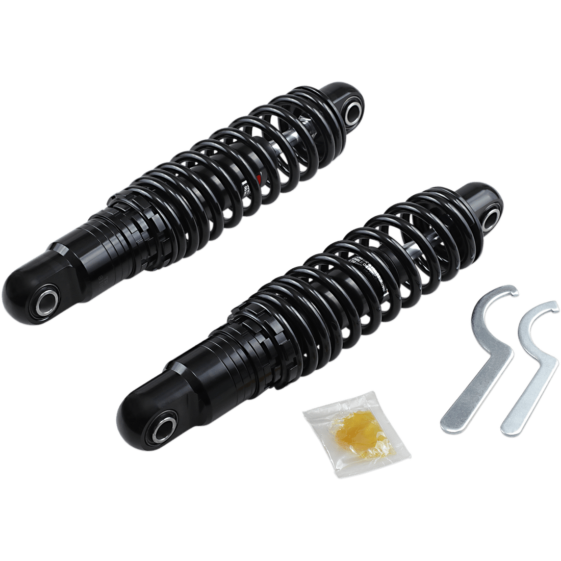 DRAG SPECIALTIES SHOCKS Premium Ride-Height Adjustable Shocks Black Heavy Duty 12"