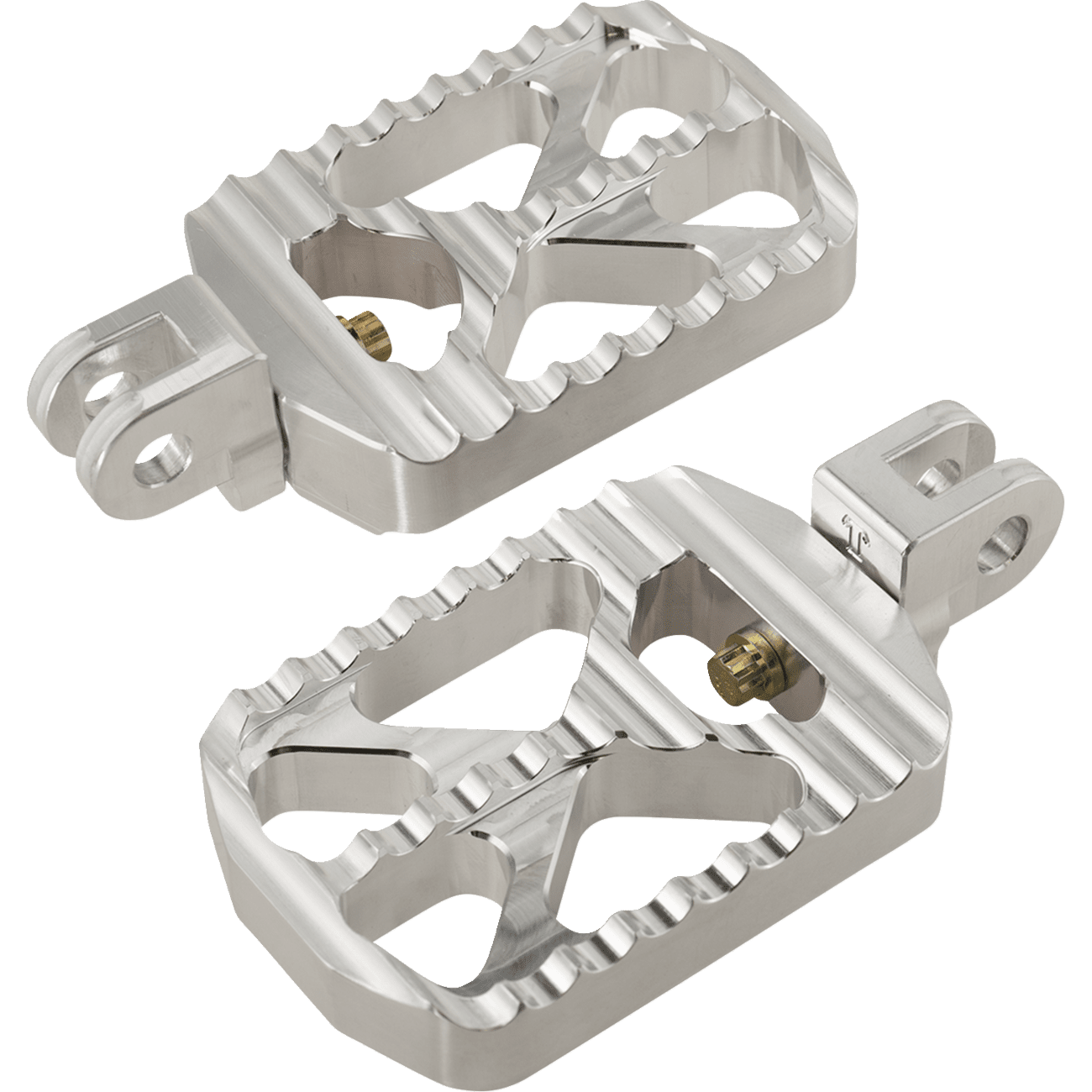 JOKER MACHINE Bear Claw Footpegs Silver Triumph 086464