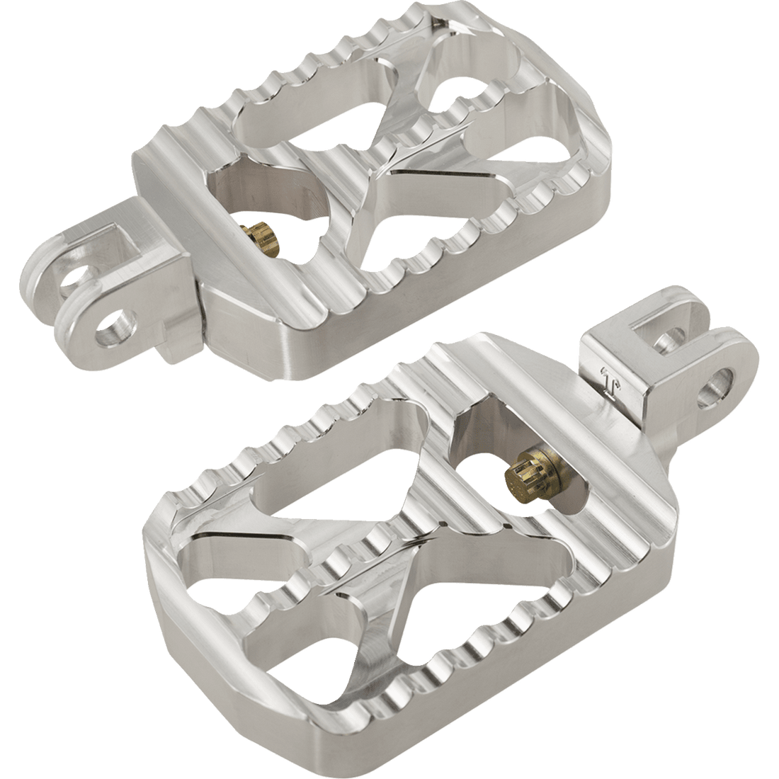 JOKER MACHINE Bear Claw Footpegs Silver Triumph 086464