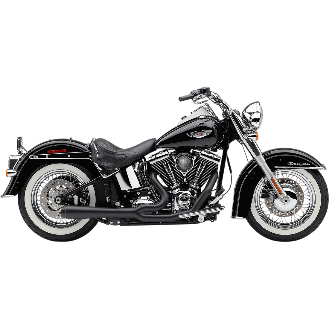 COBRA El Diablo Exhaust Black '12-'17 Softail 6483B