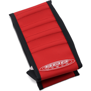 SDG Pleated Seat Cover Red Top/Black Sides