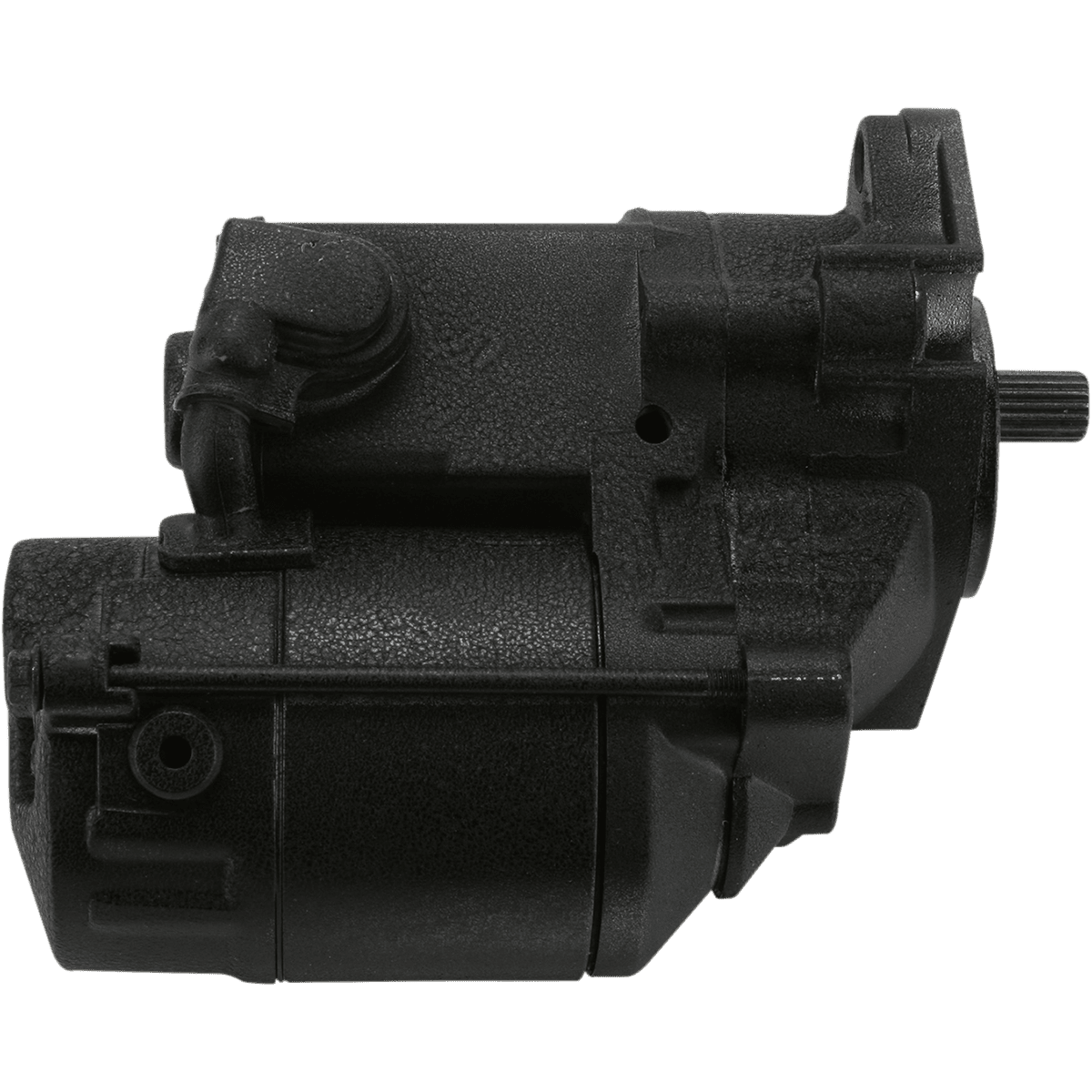 TERRY COMPONENTS Starter Motor Harley Davidson Black Wrinkle 771594