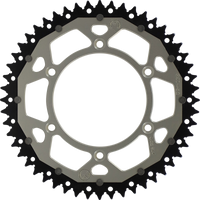 MOOSE RACING Dual Sprocket Silver 52 Tooth