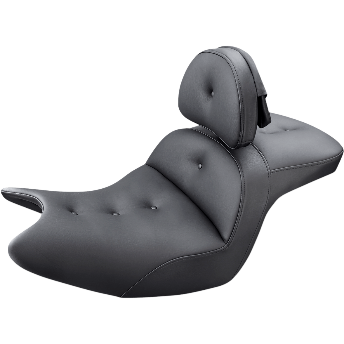 SADDLEMEN Seat Roadsofa™ With Backrest Pillow Top Black H1807181BR