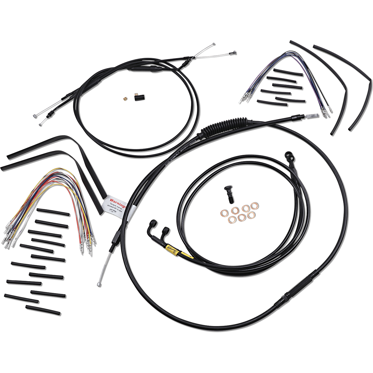 BURLY BRAND Control Kit 12" Ape Hanger Handlebars B301192