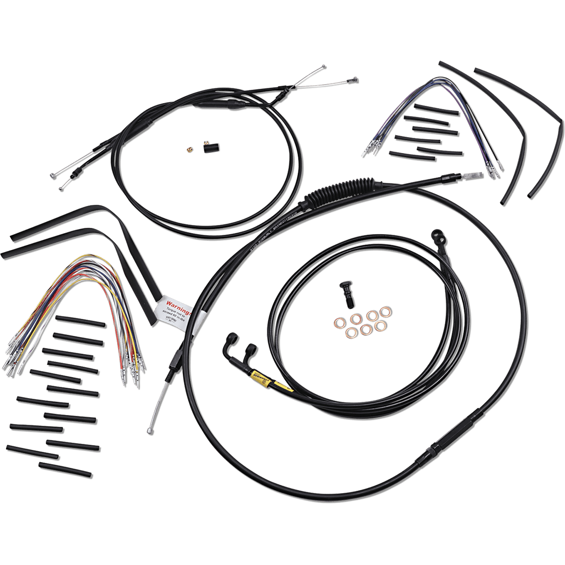 BURLY BRAND Control Kit 12" Ape Hanger Handlebars B301192