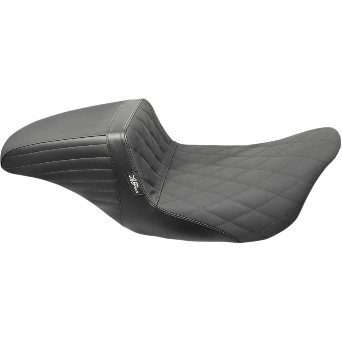 LE PERA Kickflip Daddy Long Legs Seat Diamond w/ Gripp Tape Black FL '08-'23 LK597DLDMGP