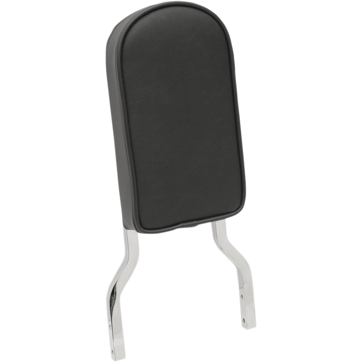 DRAG SPECIALTIES Sissy Bar Pad Tall Smooth W/Piping Black