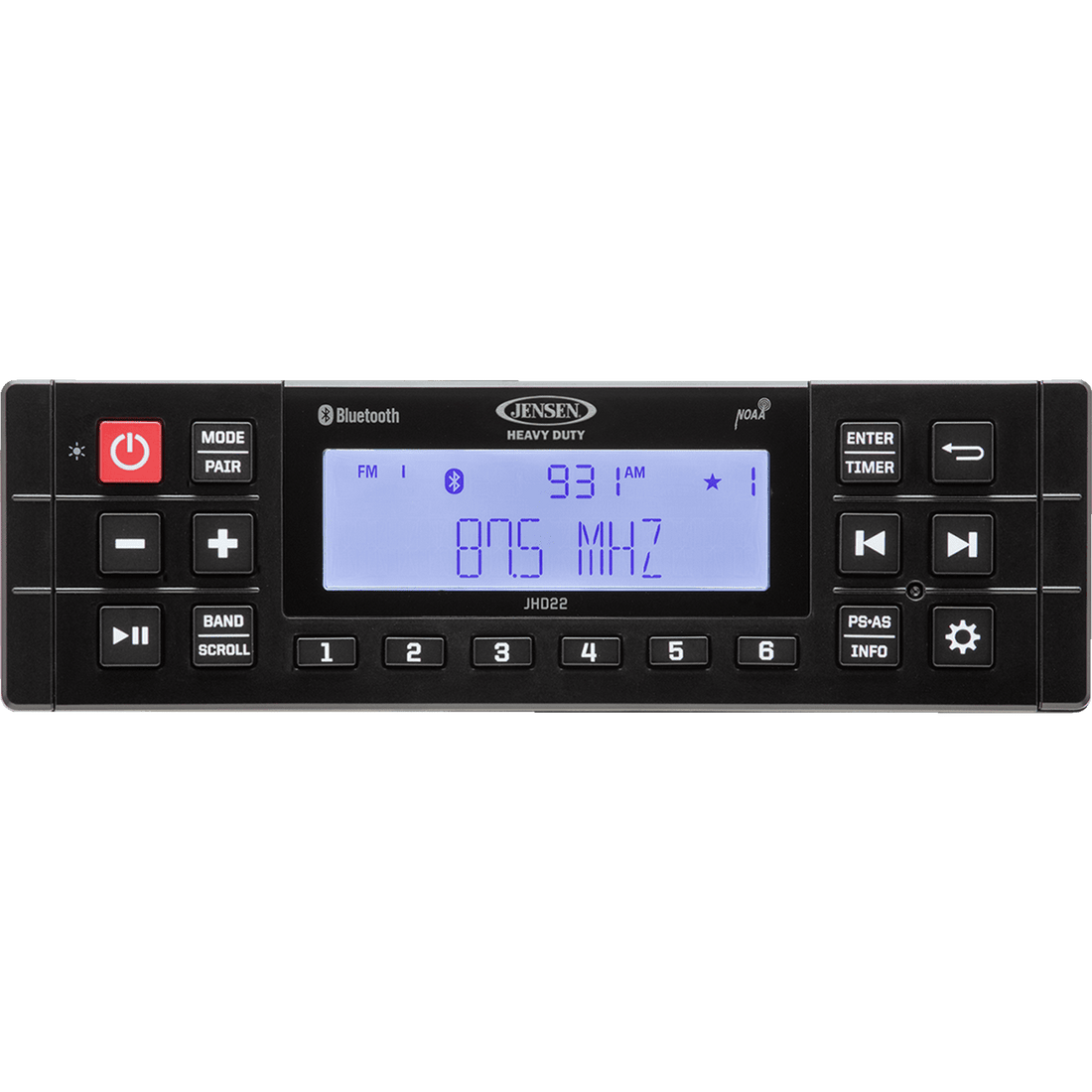 JENSEN Bluetooth Stereo JHD22B