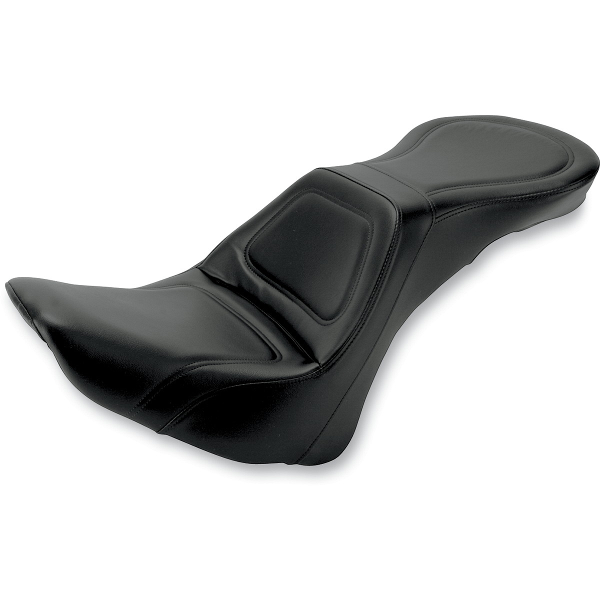 SADDLEMEN Seat Explorer™ Without Backrest Stitched Black FLSTN '06-'17 806150291