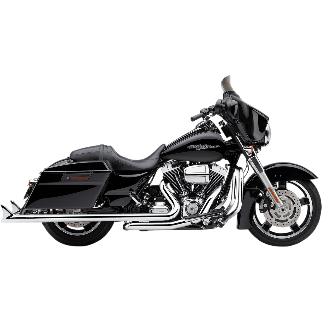 COBRA Dual Speedster Exhaust Chrome Fishtail '10-'16 Dresser 6974