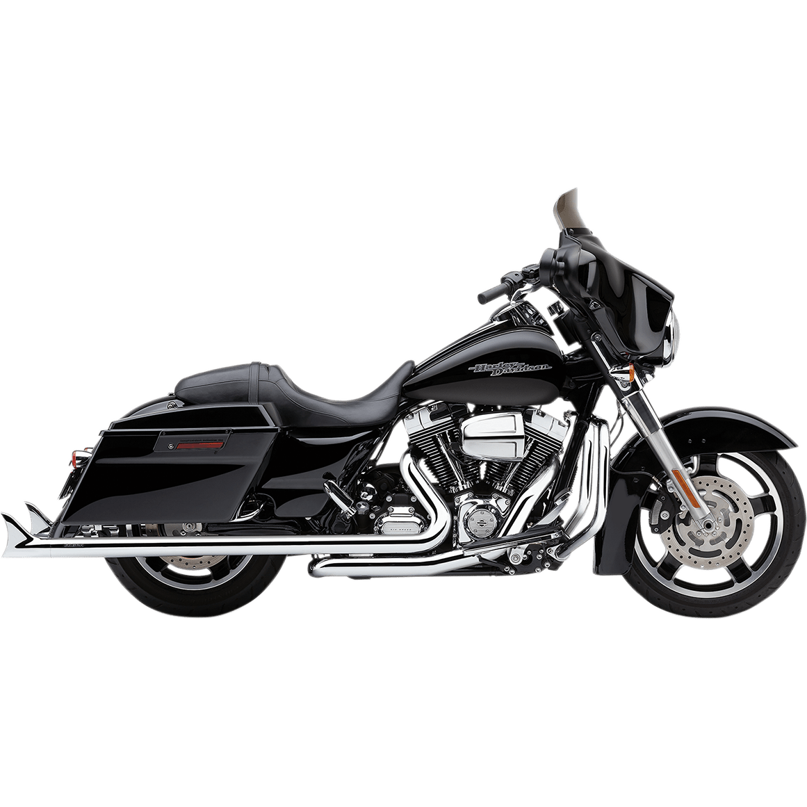 COBRA Dual Speedster Exhaust Chrome Fishtail '10-'16 Dresser 6974