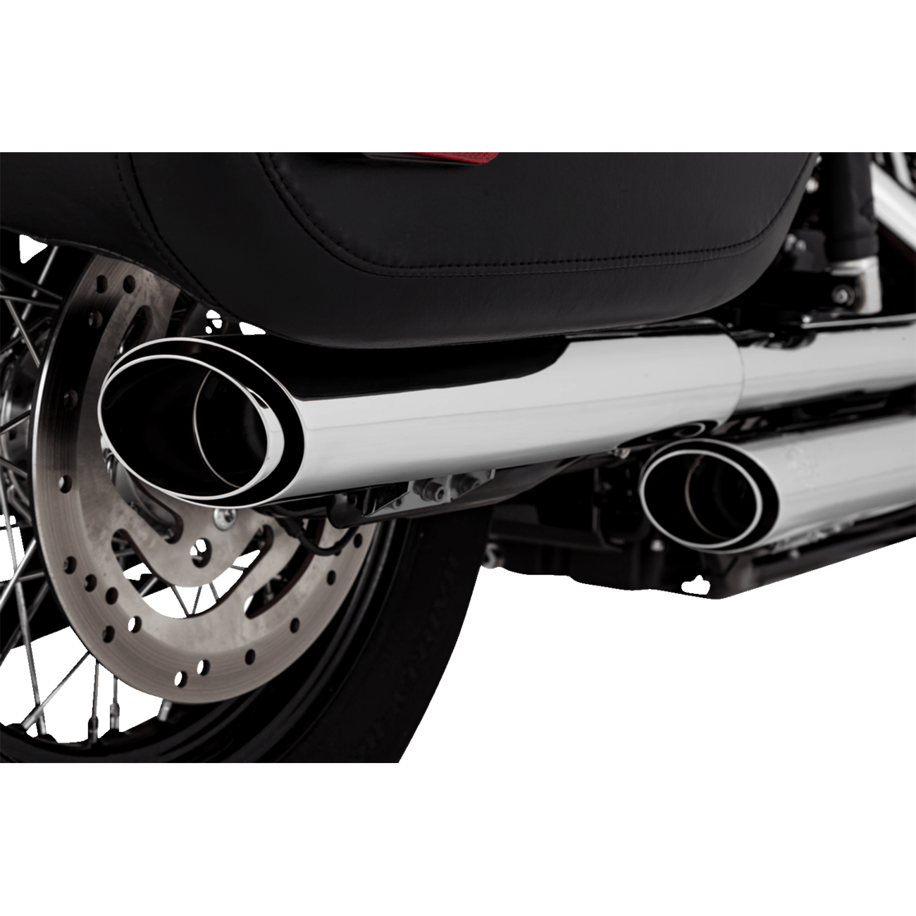 VANCE & HINES 3" Twin Slash Slip-On Muffler Chrome 16379