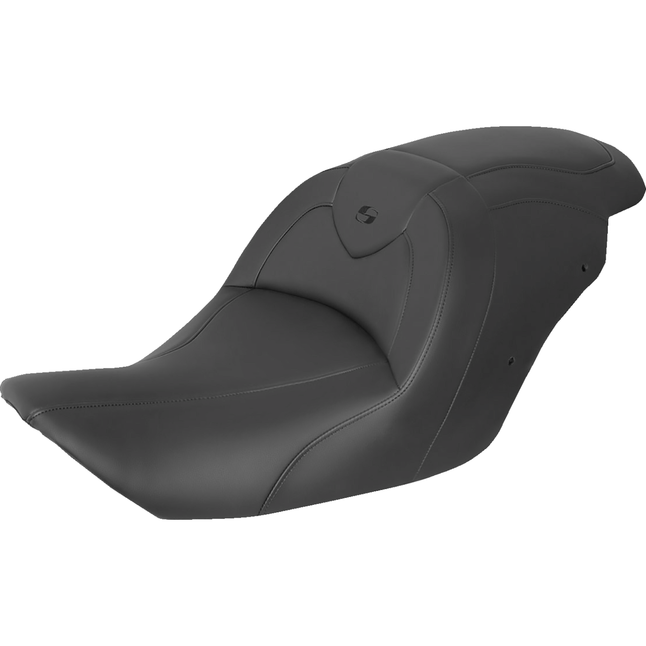 SADDLEMEN RoadSofa™ Seat without Backrest Black w/ Black Stitching GL1800 '14-'17 H2320187