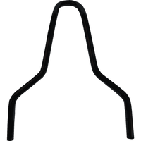 DRAG SPECIALTIES Round Sissy Bar Black 11"H