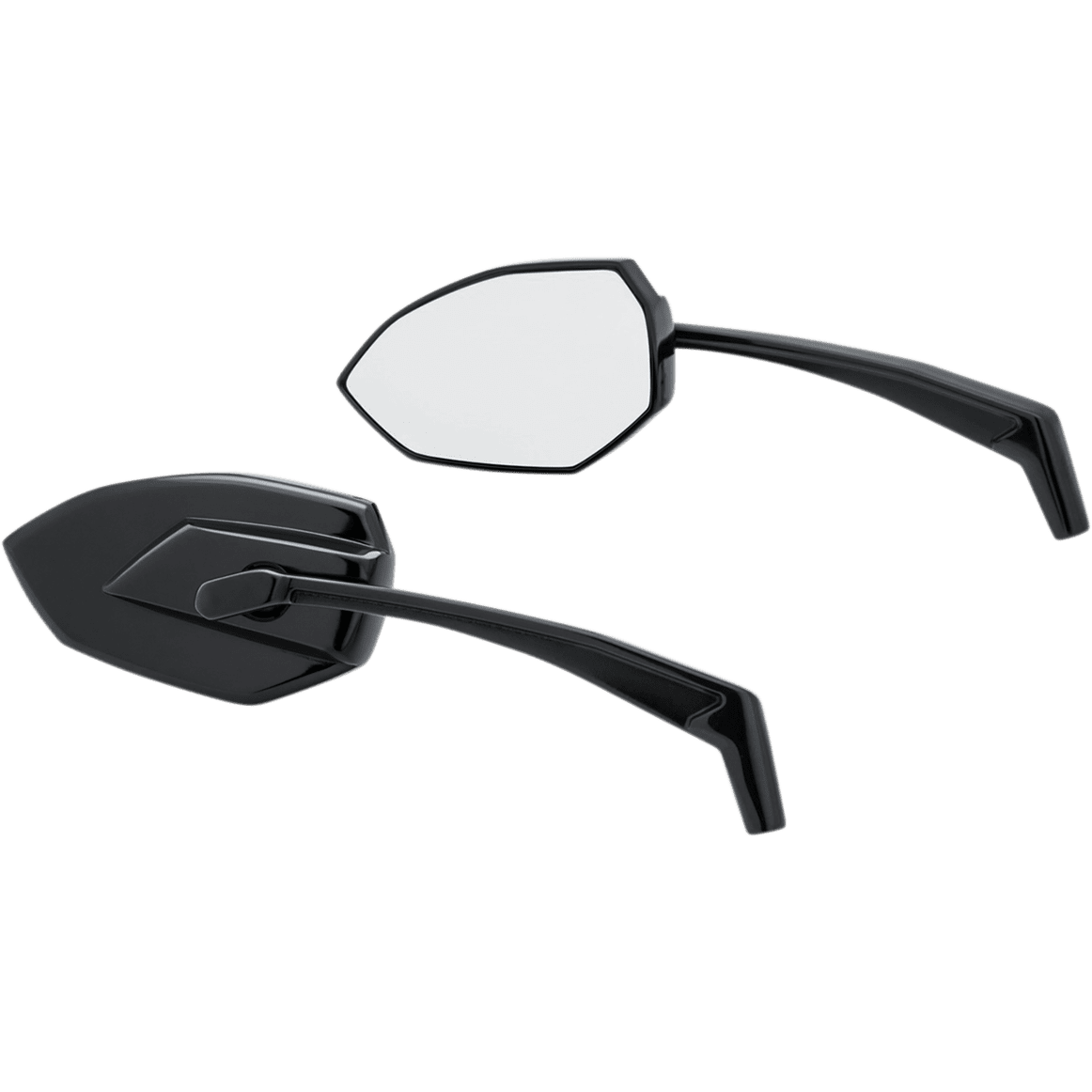 KURYAKYN Mirrors Phantom Side View Arrow Black Pair