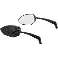 KURYAKYN Mirrors Phantom Side View Arrow Black Pair