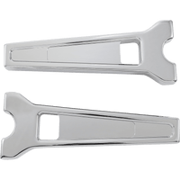 LA CHOPPERS Risers Straight 8" x 1-1/4" Chrome LA748008C