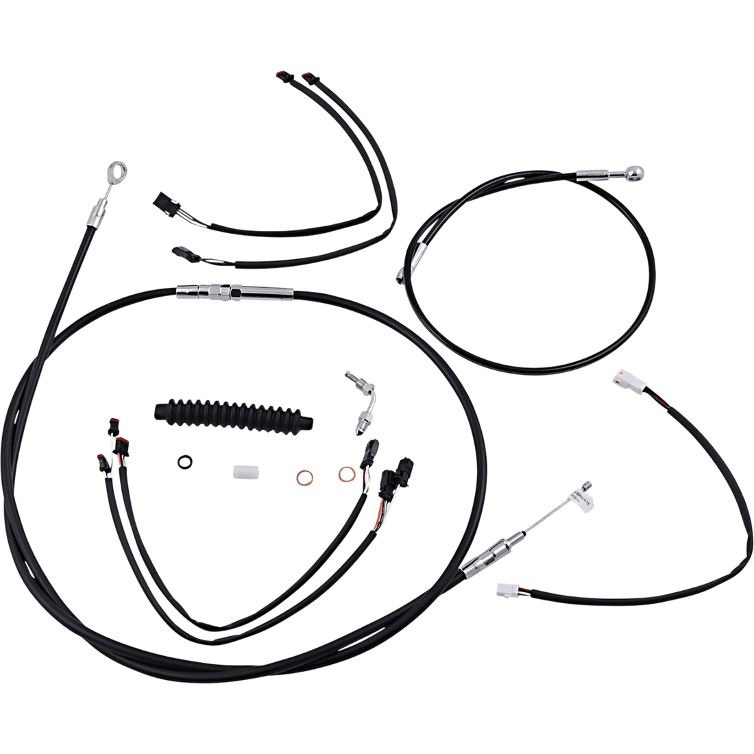 MAGNUM SHIELDING Control Cable Kit XR Black/Chrome 489962