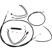 MAGNUM SHIELDING Control Cable Kit XR Black/Chrome 489962