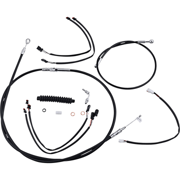 MAGNUM SHIELDING Control Cable Kit XR Black/Chrome 489962