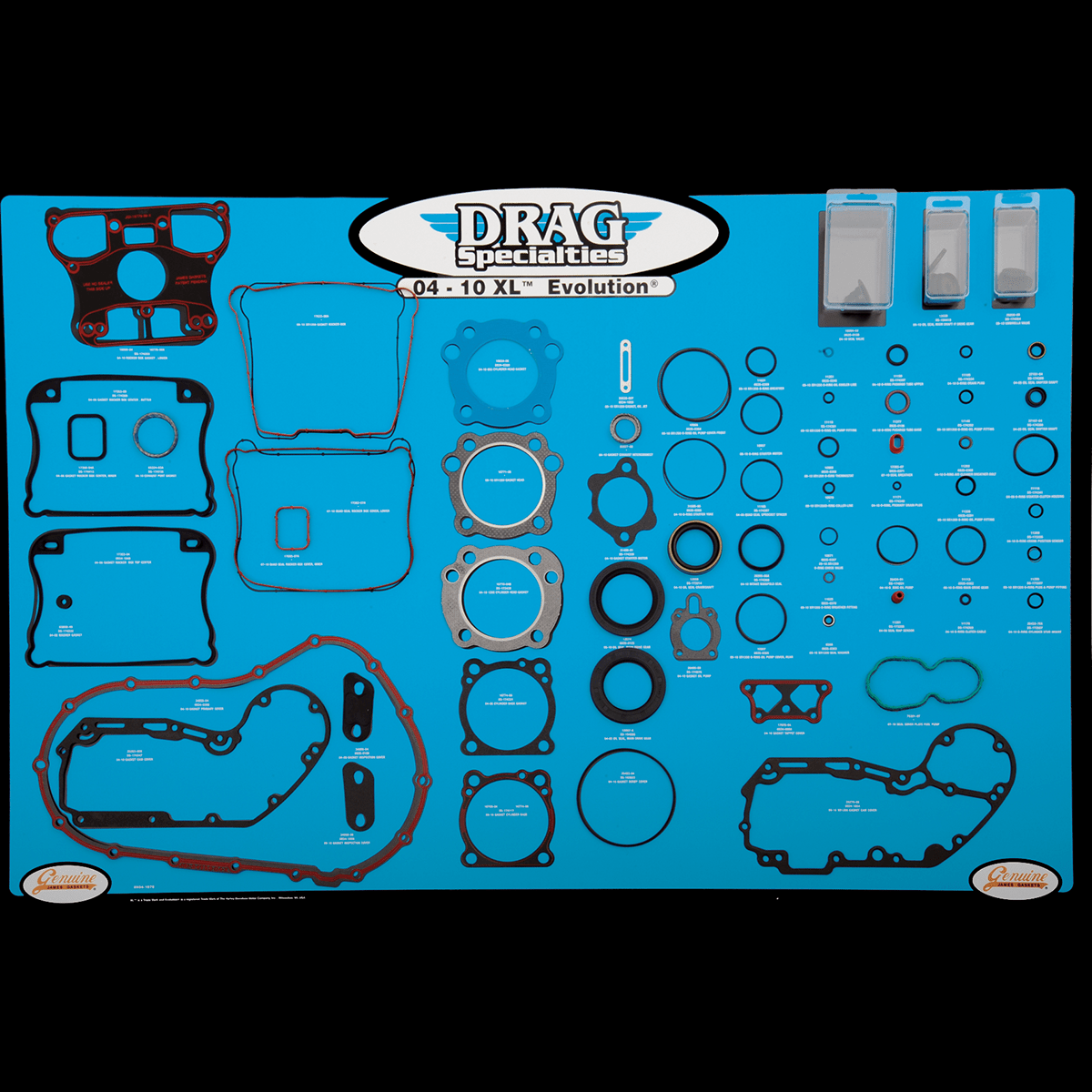 DRAG SPECIALTIES Gasket Board XL