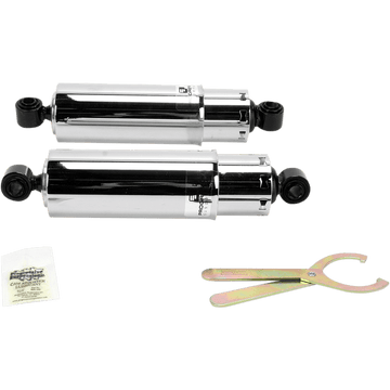 PROGRESSIVE SUSPENSION 412 Series Shock 12" Standard Chrome Dyna 4124042C