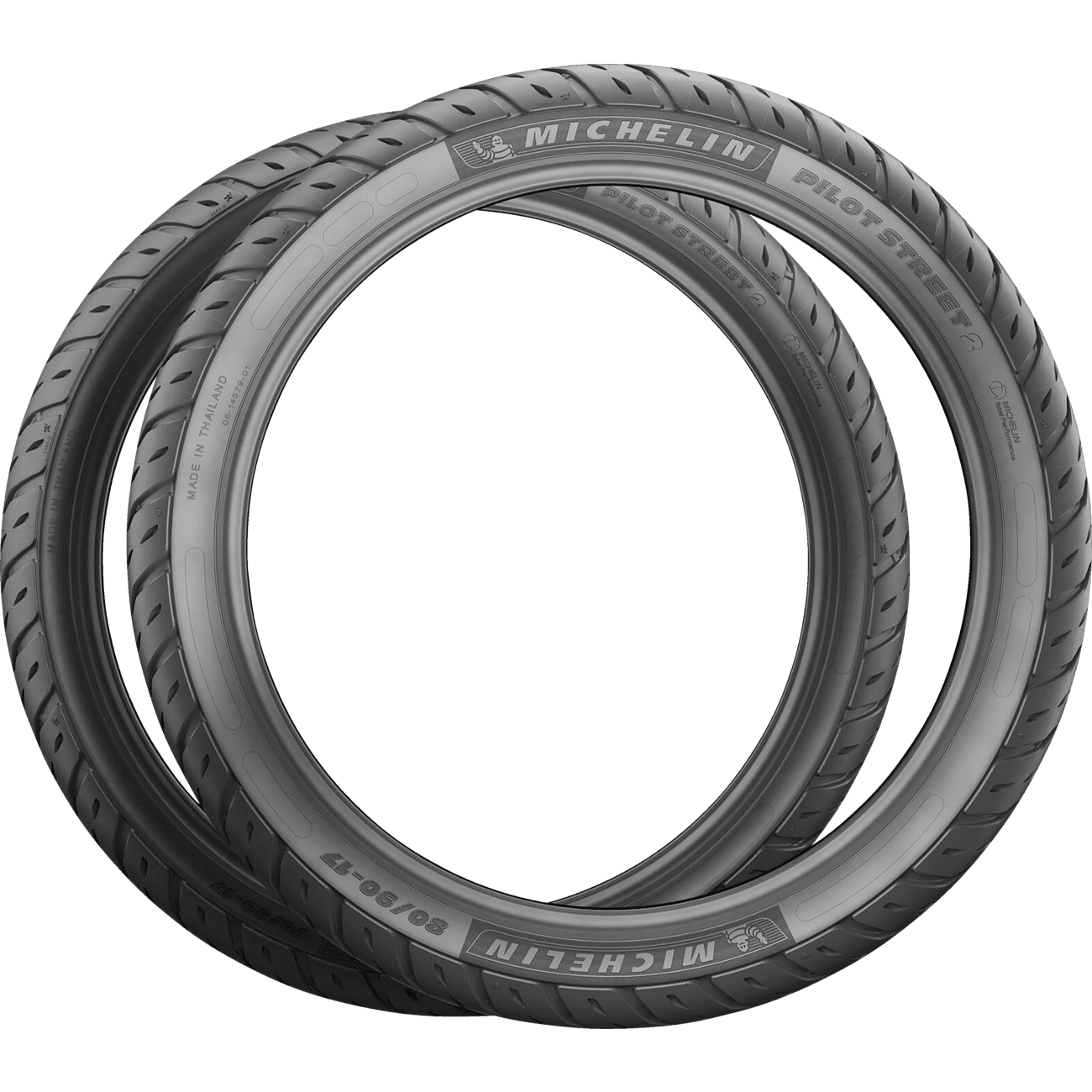 MICHELIN Tire Pilot Street 2 Front/Rear 80/90-17 50S 74609