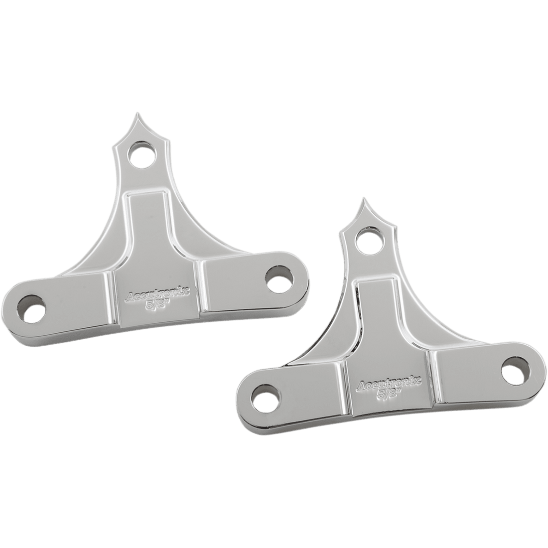 ACCUTRONIX Hot Legs/Bagger Legs Fender Spacers Chrome 0.625" Spacer For 6" Width Fender TFS49NF5/8C