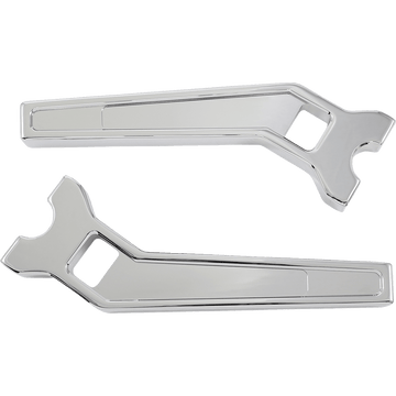 LA CHOPPERS Risers Pullback 10" x 1-1/4" Chrome LA748110C