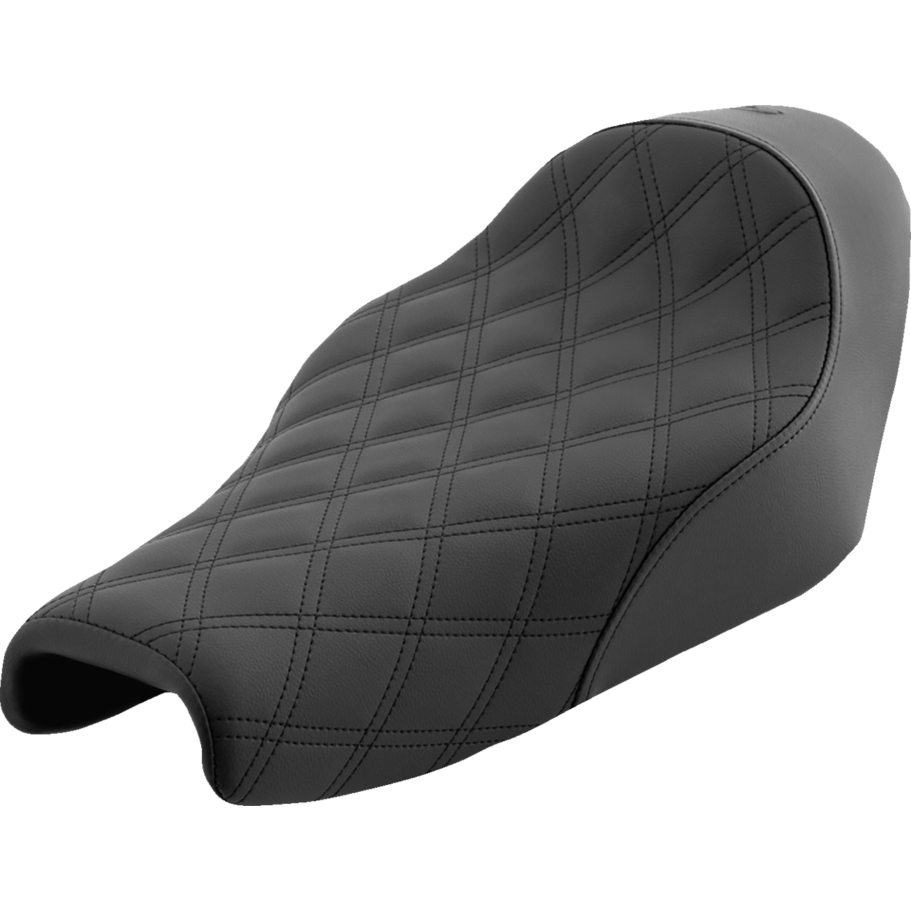 SADDLEMEN Renegade Solo Seat Lattice Stitched Black XL '04-'20 80711002LS