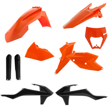 ACERBIS Full Replacement Body Kit OEM '19 Orange/Black 2733426345