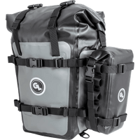 GIANT LOOP Mototrekk Panniers™ Gray/Black MTPN17