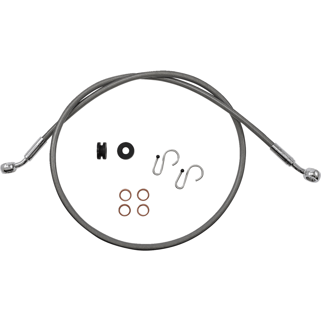 MAGNUM SHIELDING Brake Line Stainless Steel/Chrome Indian SSC060341