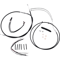 MAGNUM SHIELDING Control Cable Kit XR Black/Chrome 489492