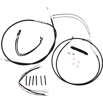 MAGNUM SHIELDING Control Cable Kit XR Black/Chrome 489492