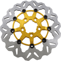 GALFER Rear Wave® Floating Rotor Gold DF681CWG