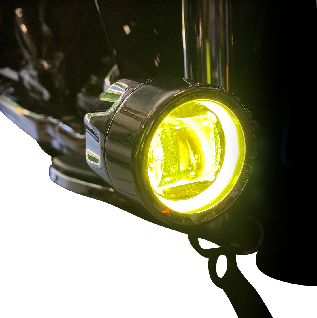 CUSTOM DYNAMICS Fog Light Black Yellow Lens PBFOGBCMYB