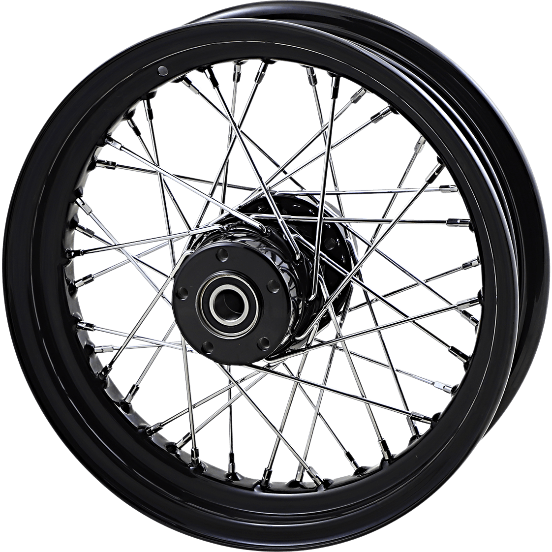 DRAG SPECIALTIES Wheel Laced 40 Spoke Rear Black 16x3 '02-'07 FLT