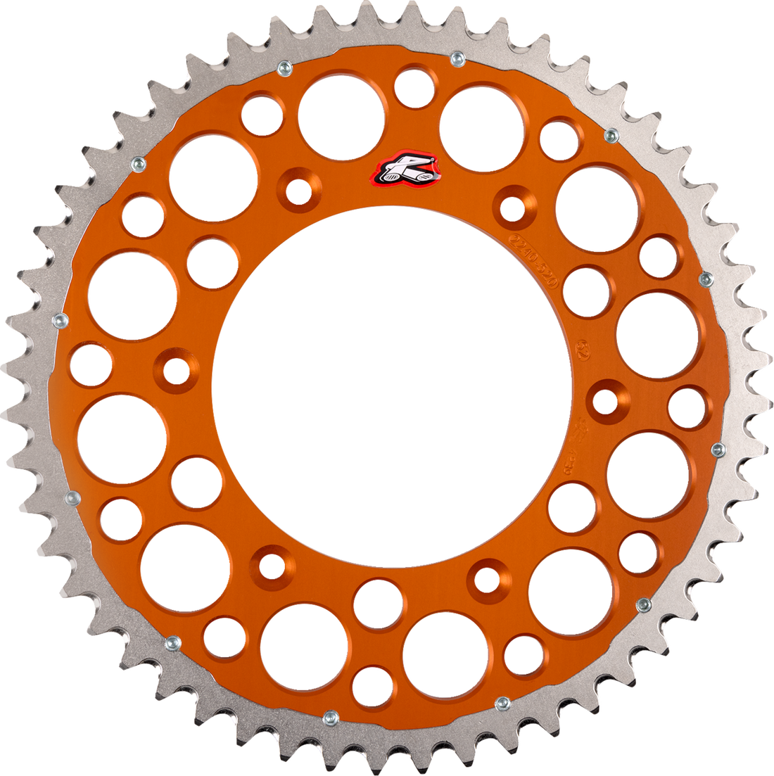 RENTHAL Twinring™ Rear Sprocket 52 Tooth Orange 224052052GPOR