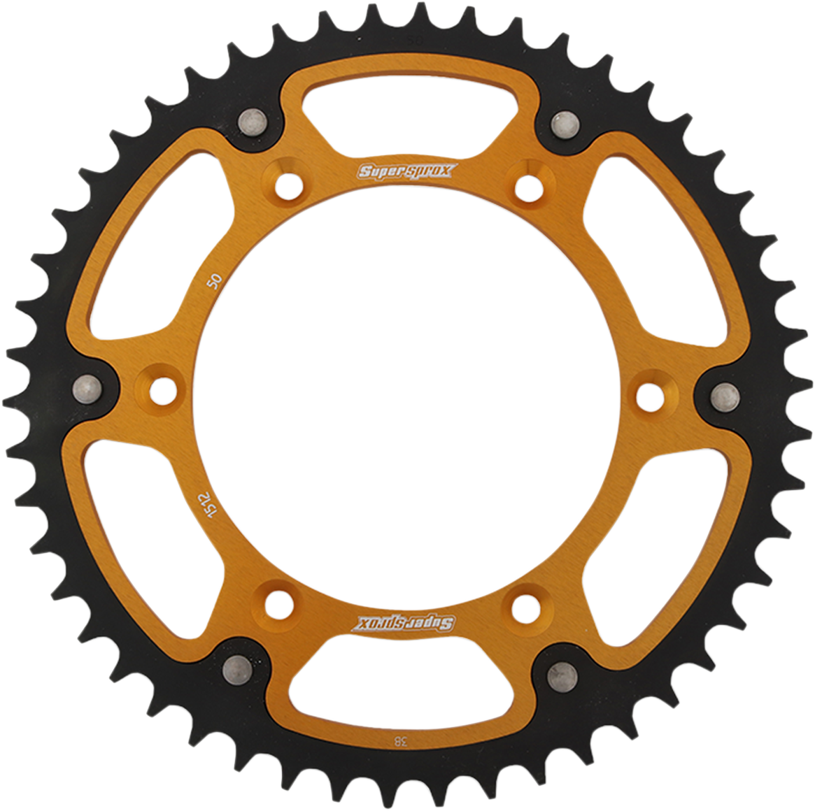 SUPERSPROX Stealth Rear Sprocket 50 Tooth Gold Beta/Husqvarna/Sherco/Suzuki RST151250GLD