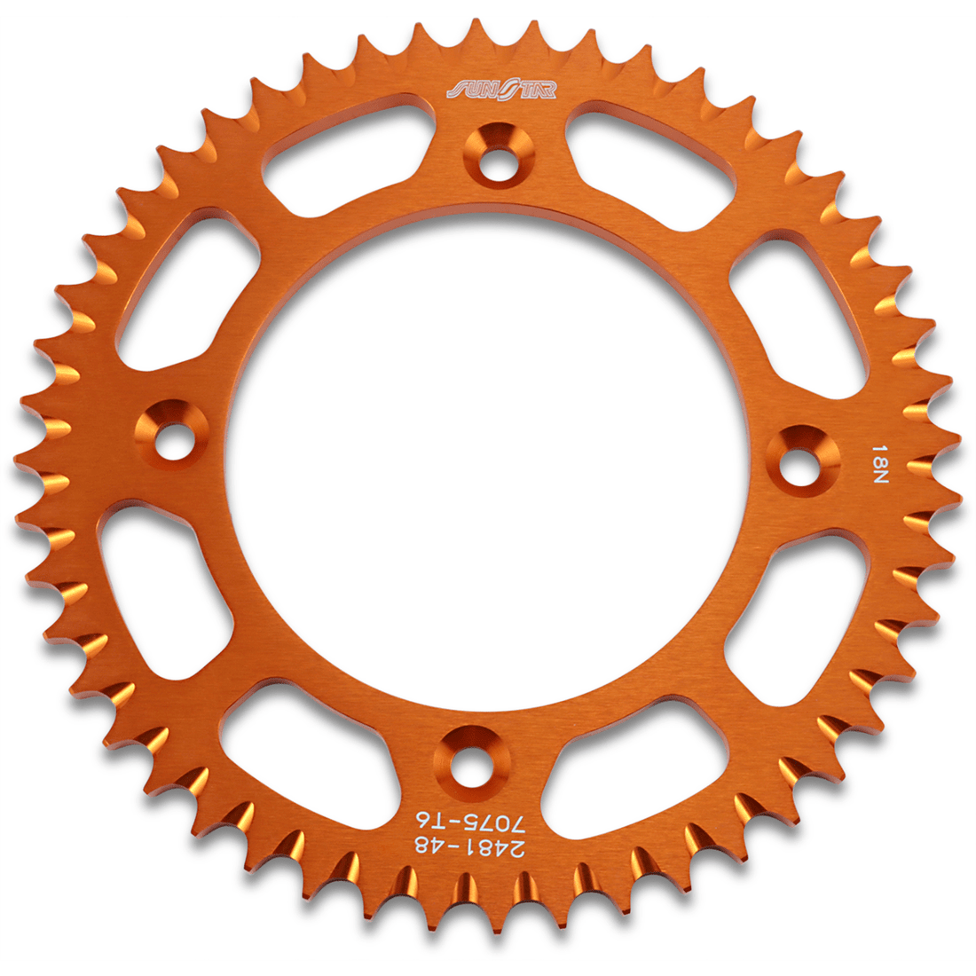 SUNSTAR SPROCKETS Rear Sprocket 48 Tooth Gas Gas/Husqvarna/KTM Works/Orange