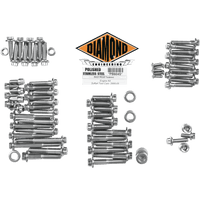 DIAMOND ENGINEERING Fastener Kit Engine/Rocker Box 12-Point Flange Softail PB604S