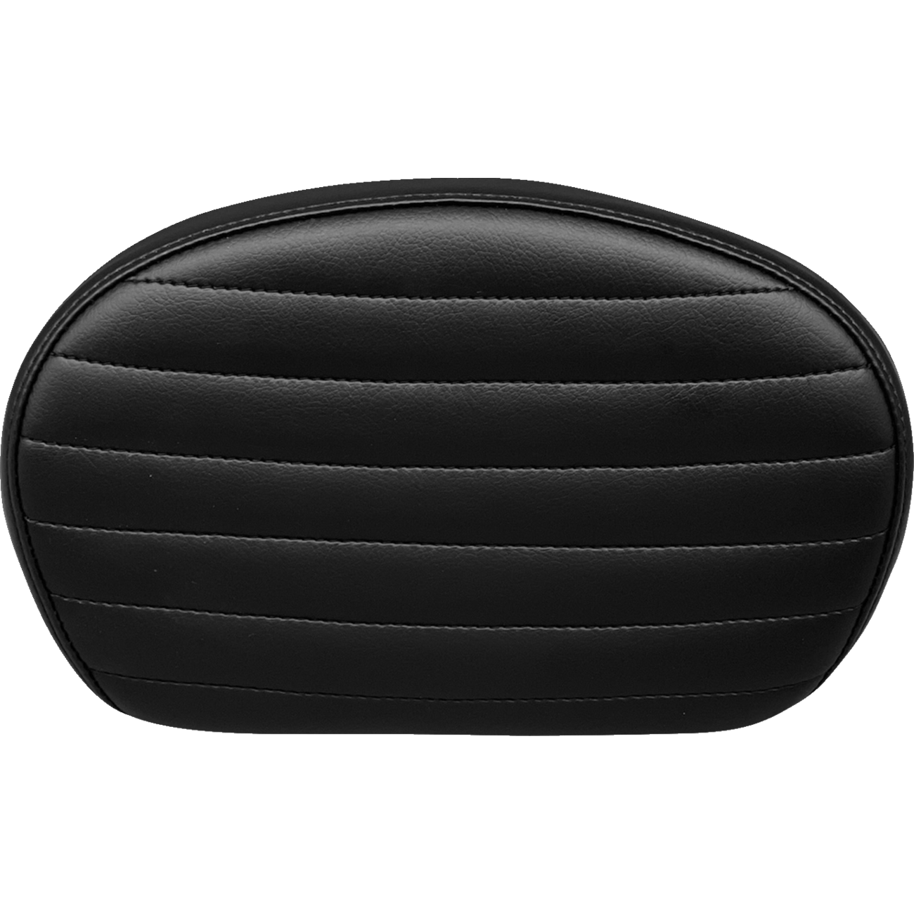 LE PERA Sissy Bar Pad Medium Pleated Dull Black LSBP02PTDULL