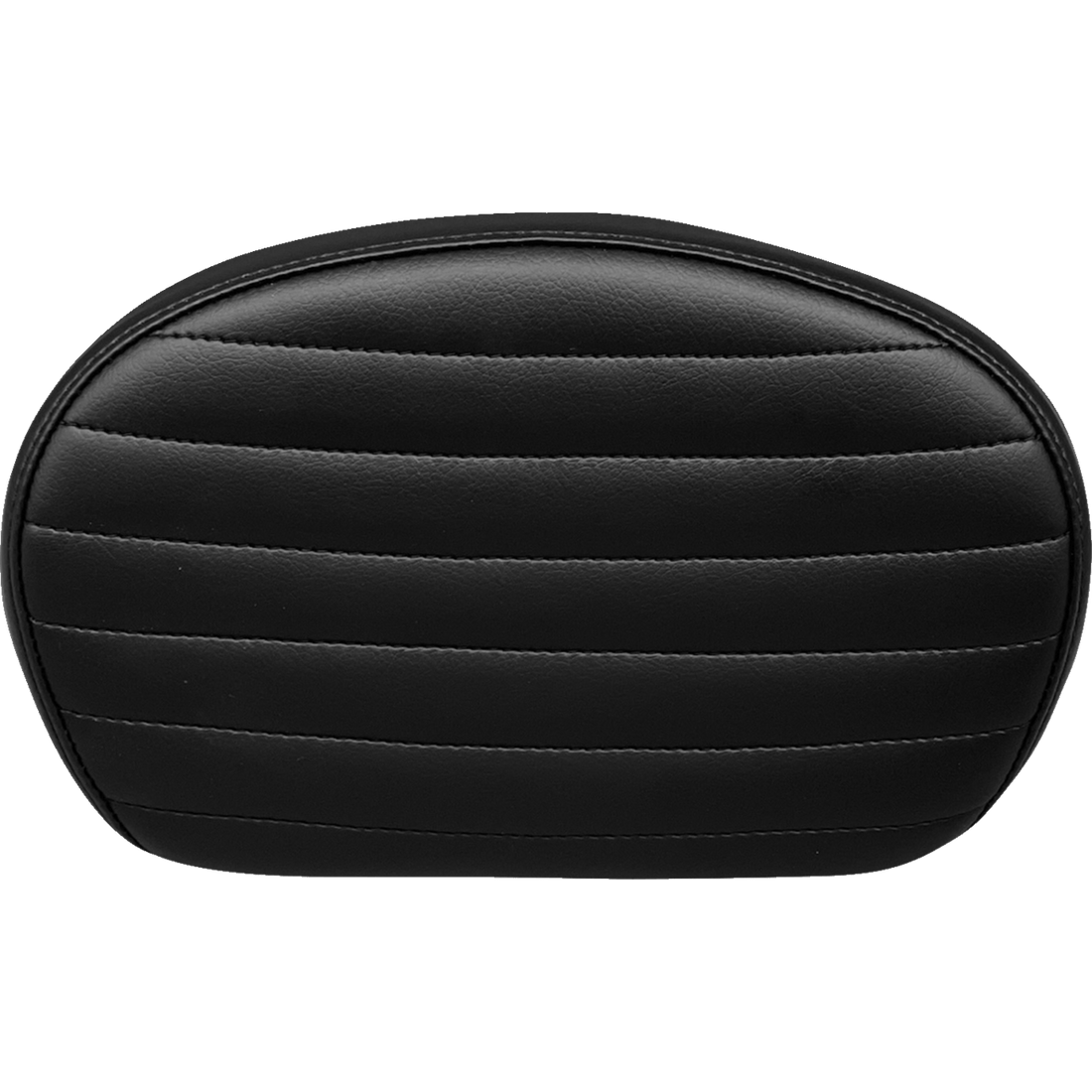 LE PERA Sissy Bar Pad Medium Pleated Dull Black LSBP02PTDULL