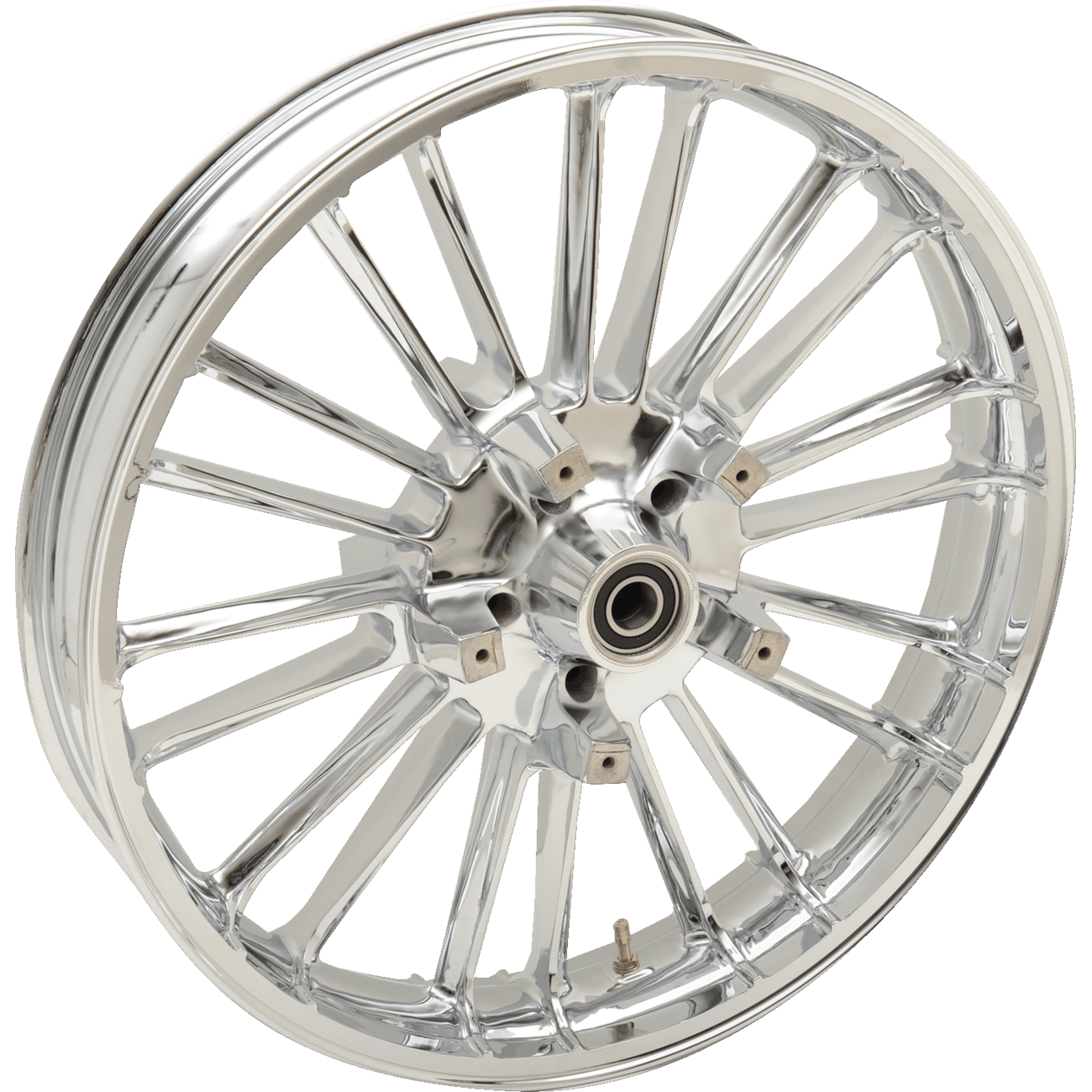 COASTAL MOTO Wheel Atlantic 3D Front Dual Disc/without ABS Chrome 21x3.5 '08+ FL