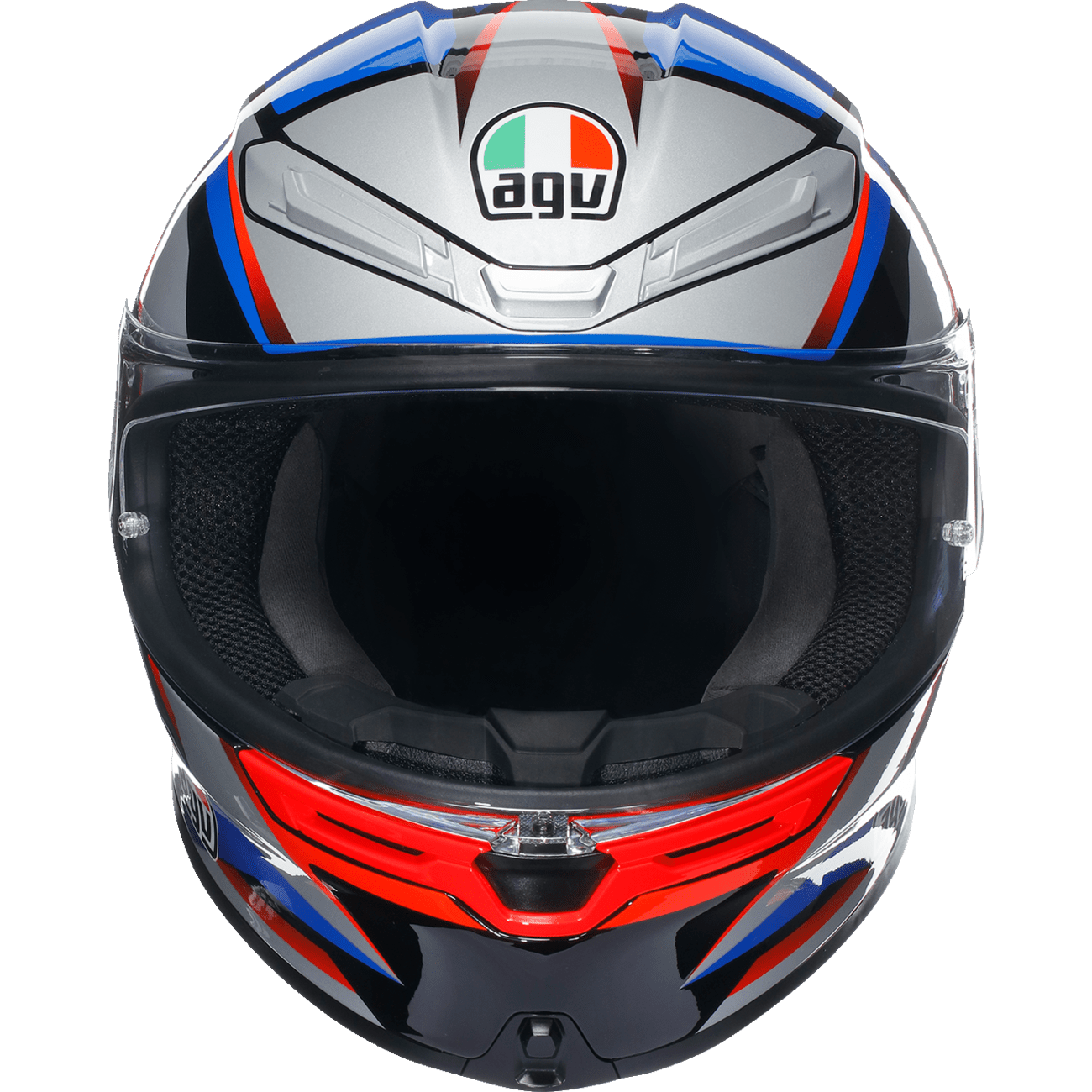 AGV K6 S Helmet Slashcut Black/Blue/Red Small 2118395002015S