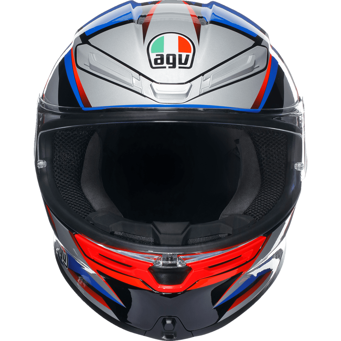 AGV K6 S Helmet Slashcut Black/Blue/Red Medium